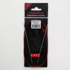 치아오구 SS 레드 레이스 줄바늘 100cm 7040-0, 1개