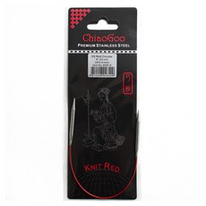 ChiaoGoo yarna 紅色 SS 輪針 23cm 6009-6, 1個