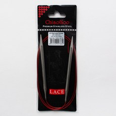 ChiaoGoo SS 紅色蕾絲輪針 100cm 7040-10.75, 1個