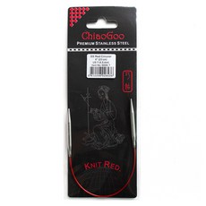 치아오구 yarna 레드 SS 줄바늘 23cm 6009-7, 1개