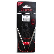 ChiaoGoo SS 紅色蕾絲輪針 40cm 7016-10, 1個