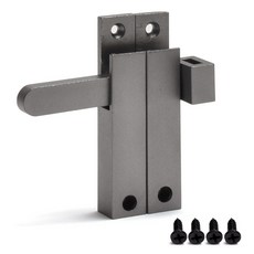 손잡이세상 도어 잠금장치 회전 빗장, 그레이, 1개