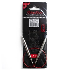 ChiaoGoo SS 紅色蕾絲輪針 40cm 7016-10.875, 1個