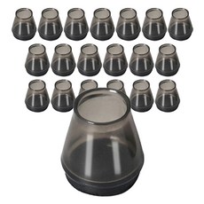 Livrika 防滑防噪音椅腳套 黑色, 20個