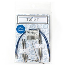 ChiaoGoo Yana 麻花短針組合 7123 7123-6 藍色, 1個