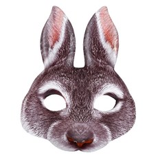 파티공구 토끼가면, 블랙, 1개