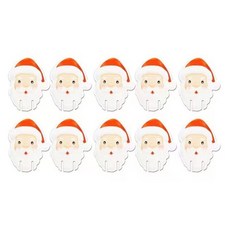 커먼닷 聖誕節紅酒杯裝飾卡 Type 4, 混合色, 10個