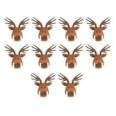 Common Dot 聖誕紅酒杯裝飾卡 Type 7, 混色, 10個