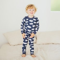 배냇베이비 아동용 모달 포그니 긴팔 실내복 상하의 세트