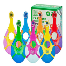 NATURE LOVE MERE Easy Grip 動物造型嬰幼兒牙刷 0~2歲適用, 7支, 1盒