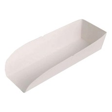 天運包裝 白色紙熱狗托盤 大, 200個