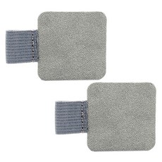 마다꾸미 가죽 다이어리 패드 펜홀더 2p, 그레이(펜홀더), 랜덤발송(파우치), 1세트