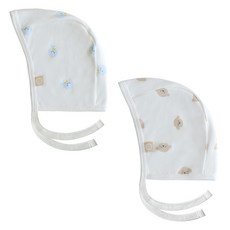 BABY&I 嬰幼兒四季帽 軟帽 2件組