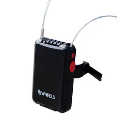 o2wheels 多用途防盜便攜式自行車鎖 A125, 1個, 紅色