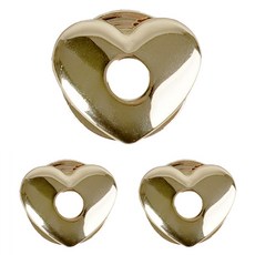 SEVY 愛心磁扣 編織用品, 金色(52044), 3個