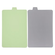 카밀리아 국내생산 모던인덱스 도마 2P세트, 1세트, 민트그린+연그레이