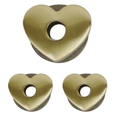 SEVY 愛心磁扣, 古銅色(52046), 3個