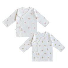 BABY&I 嬰幼兒四季紗布衣2件組