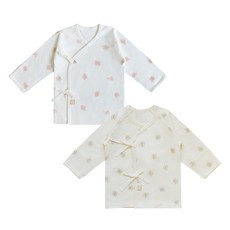 BABY&I 嬰幼兒四季紗布衣2件組