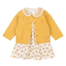 agabang 女孩 Rosaday 開襟衫 + 一件套裝 01P724054