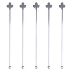 inbloom 川普攪拌棒/茶匙 梅花, 單一顏色, 5個