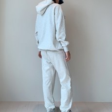 에어플레인 오버핏 후드 티셔츠 + 트레이닝 조거팬츠 세트