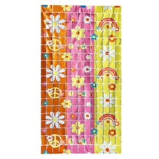 正月市集 花瓣生日派對可愛掛簾 1 x 2 m, 1個, 混和色