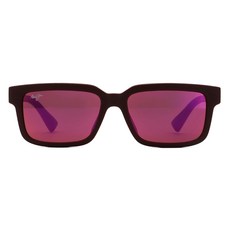 Maui Jim Hiapo AF MP MJ0655SA 003 56 偏光鏡片運動太陽眼鏡, 紅色+毛伊玫瑰色, 1個