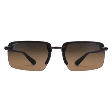 Maui Jim Laulima MP SG MJ0626 10A 61 偏光鏡片 運動太陽眼鏡, 1個, 閃亮深哈瓦那 + HCL 古銅色