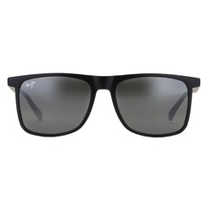 Maui Jim Makamae STG MJ0619S 001 56 偏光鏡片 運動太陽眼鏡, 1個, Black + Neutral Grey