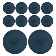 MariposaMadrid Bueokdaom 矽膠杯蓋 深海軍藍, 10個, 平面型, 1入