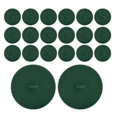 MariposaMadrid Bueokdaom 矽膠杯蓋 香蔥綠, 20個, 平面型, 1入