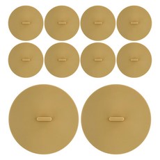 MariposaMadrid 廚房用矽膠杯蓋 黃色, 10個, 平面型, 1入