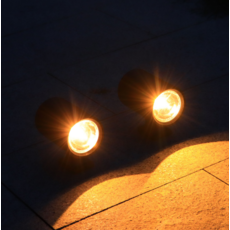明亮的戶外照明庭院燈, 暖色