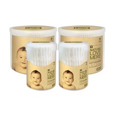 NATURE LOVE MERE 嬰幼兒棉花棒, 100支 2盒 + 300支 2盒 800支 1組