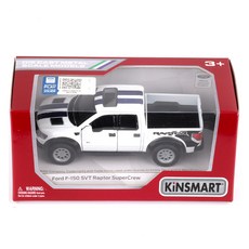 KiNSMAR 福特 F150 猛禽 SuperCrew 印花 KT5365, 白色