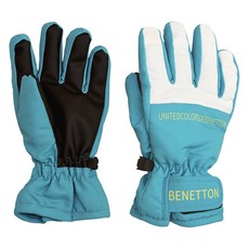 베네통키즈 아동용 컬러풀 스키장갑