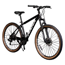 오투휠스 마하 S7 G 기계식 입문용 산악 MTB 자전거 15 69.85cm 50% 조립배송, 블랙, 1개, 171cm