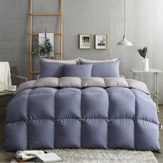 라셀렌 거위털 헝가리 다운 80 항균 알러지케어 구스이불 300g, 네이비