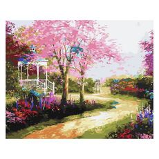 Momofix Painting DIY 名畫繪製 40 x 50 cm, J51 春日的庭園, 1個