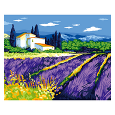 Momofix Painting DIY 名畫繪製 40 x 50 cm, J66 薰衣草花田, 1個