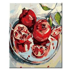 Momofix Painting DIY 名畫繪製 40 x 50 cm, I71 成熟的石榴, 1個