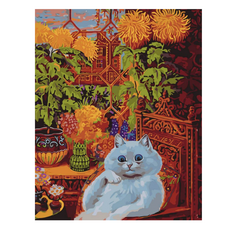 Momofix Painting DIY 名畫繪製 40 x 50 cm, G03 路易斯·韋恩 白貓, 1個