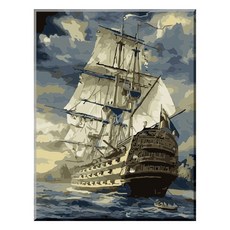 Momofix Painting DIY 數字油畫 40 x 50 cm, J70 大航海