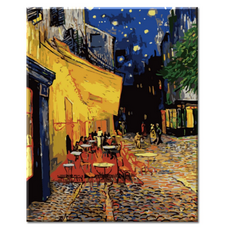 모모픽스페인팅 DIY 명화 그리기 60 x 75 cm, WP11 고흐 카페테라스, 1개