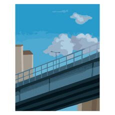 Momofix Painting DIY 名畫繪製 40 x 50 cm, J65 首爾天空, 1個