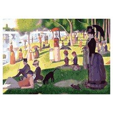 모모픽스페인팅 DIY 명화 그리기 40 x 50 cm, H06 그랑드자트섬의 일요일 오후, 1개
