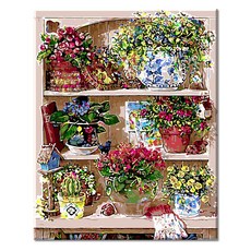 Momofix Painting DIY 數字油畫 40 x 50 cm, I75 迷你花園