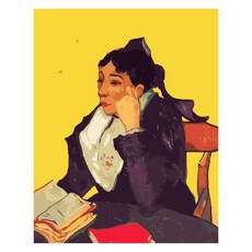 Momofix Painting DIY 名畫繪製 40 x 50 cm, H23 梵谷 吉努夫人, 1個