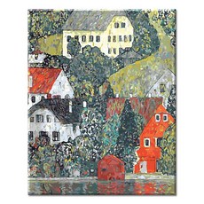 Momofix Painting DIY 名畫繪製 40 x 50 cm, J22 克林姆 特阿特湖邊的教堂, 1個